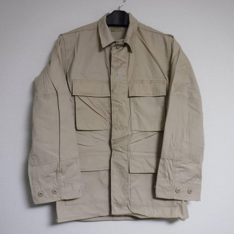 Amazon | 米軍 実物 07's BDU ミリタリー デッドストック S タン